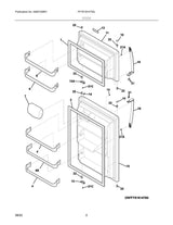 242193206 Refrigerator Door Gasket, White - XPart Supply