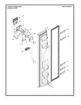 WR01L00083 Refrigerator Freezer Door Upper Shelf (replaces 225D6634P001)