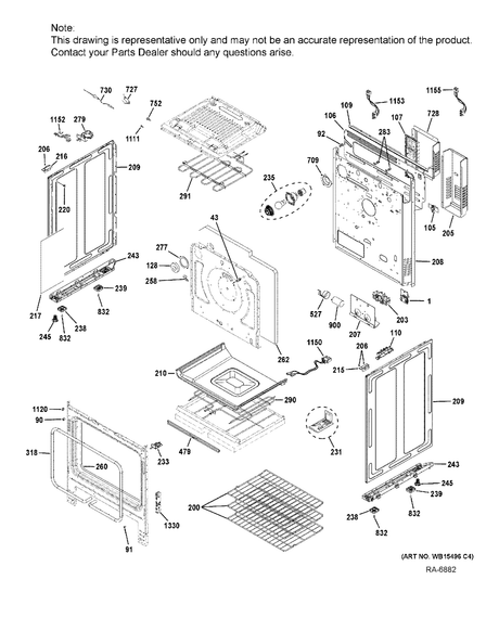 WS01L16287 Glass and Panel Door - XPart Supply