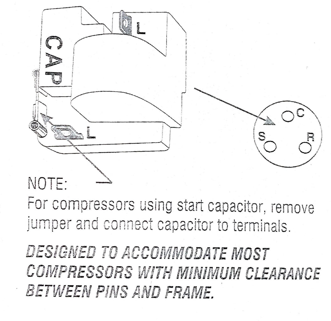 XP999 Push On Refrigerator Relay & Overload - XPart Supply