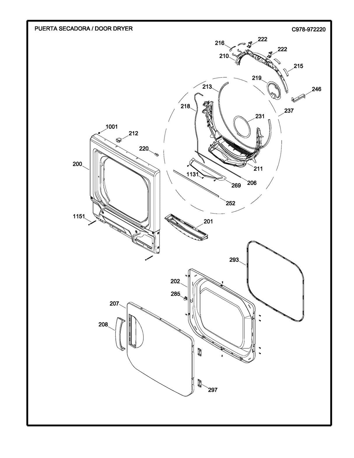 WW03L00047 Laundry Center Cover Exhaust