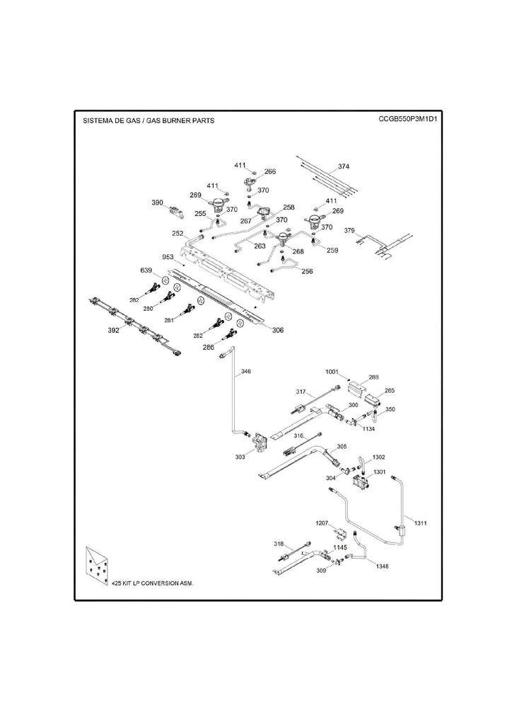 WS01F08530 Oven Burner Bake - XPart Supply