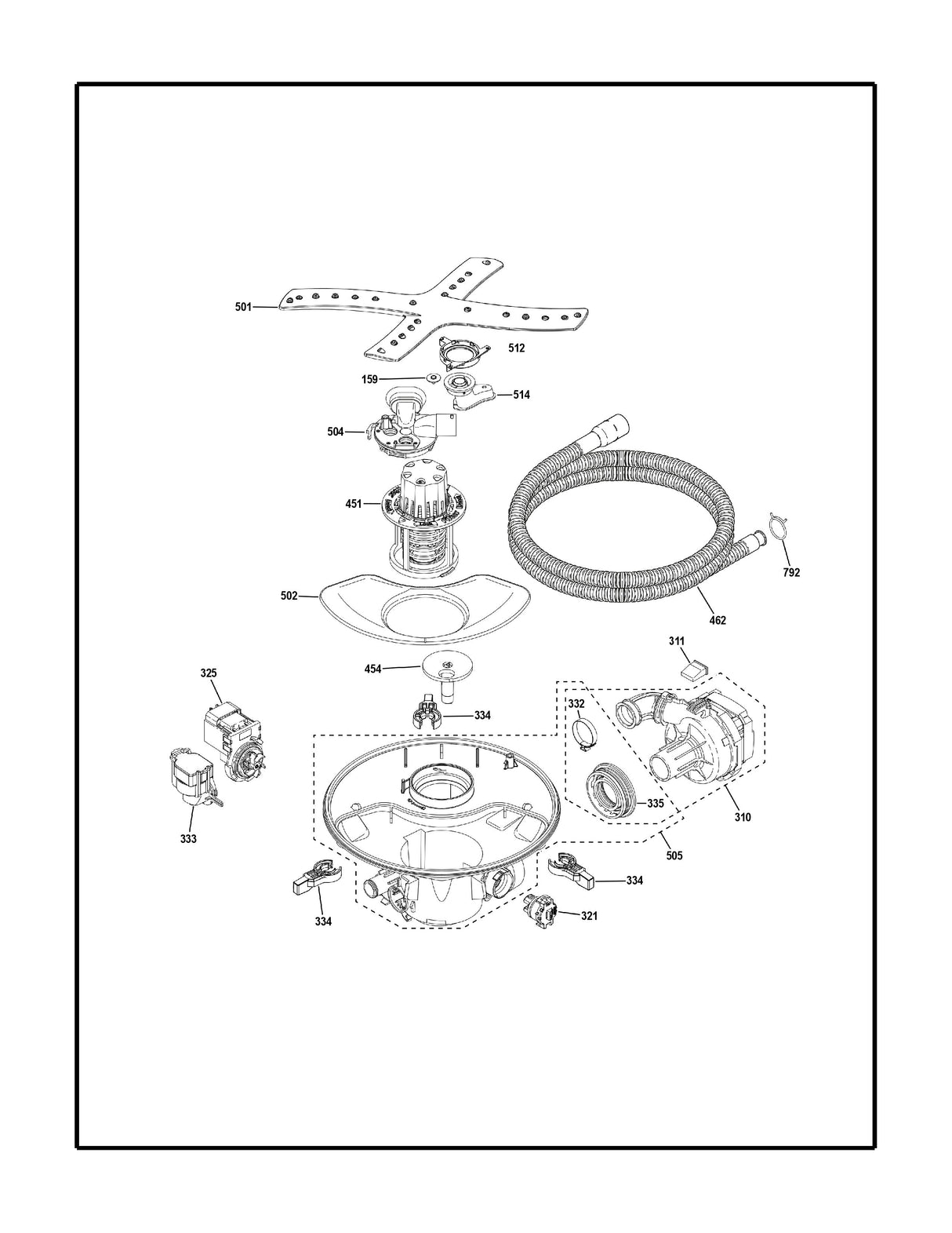 WG04A04706 Dishwasher Sump and Gasket (replaces WG04L07010, WD19X27779)