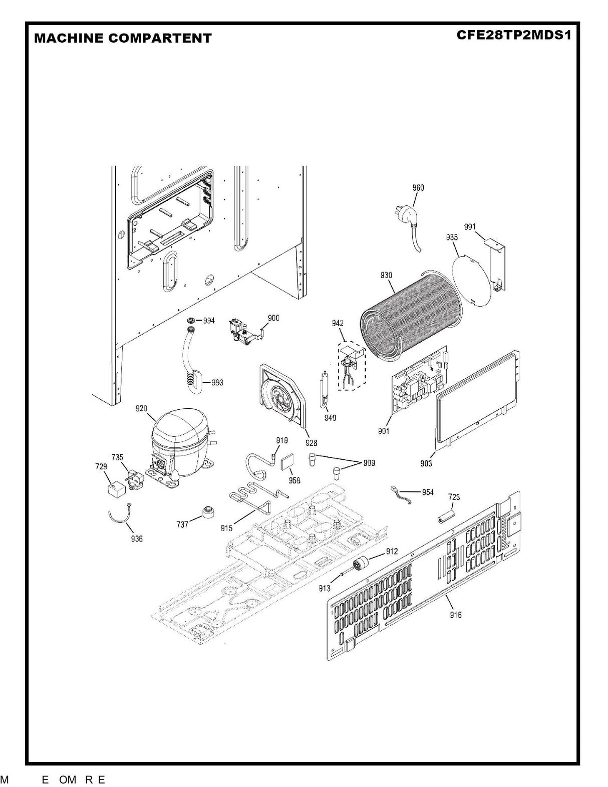 WG03F04938  Fridge Compressor - XPart Supply