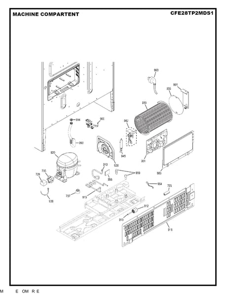 WG03F04938  Fridge Compressor - XPart Supply