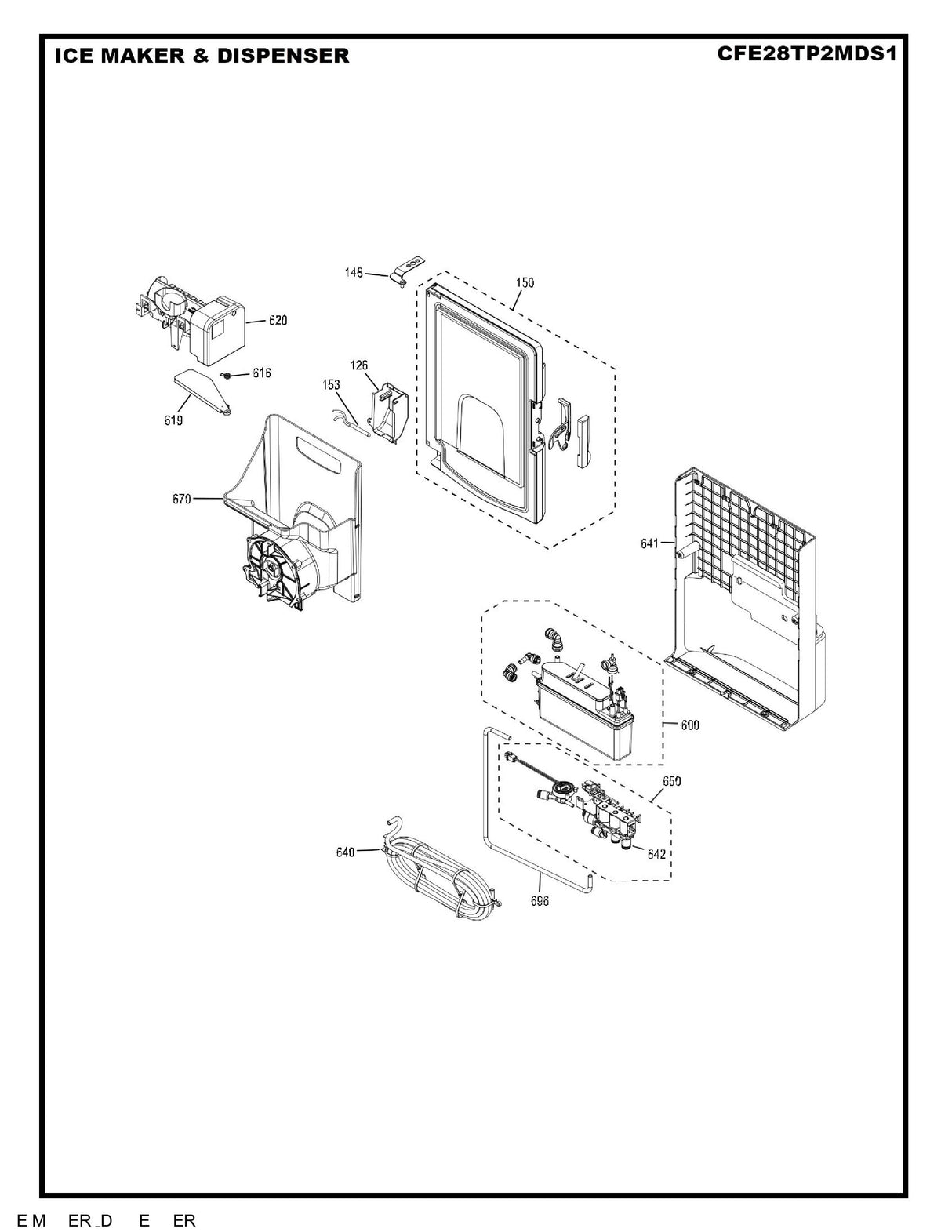 WG03F06036 Refrigerator Door Triple Water Valve - XPart Supply