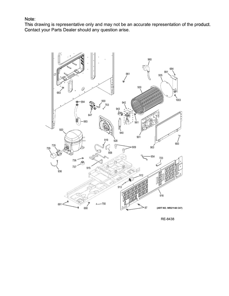 XP03F06749 Valve Water ISO ASM, Replaces WR57X27487 - XPart Supply