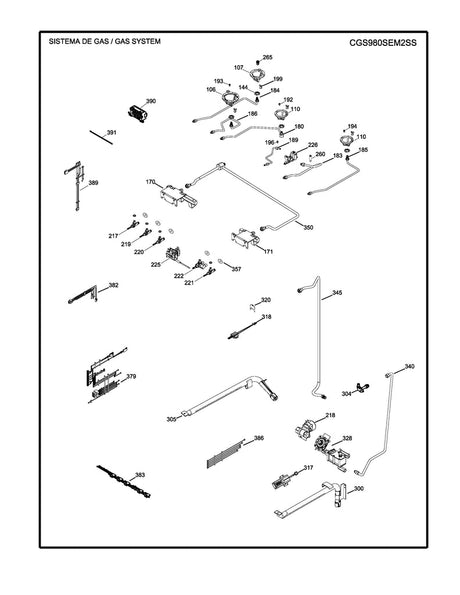 WS01F02193 Burner Bake - XPart Supply