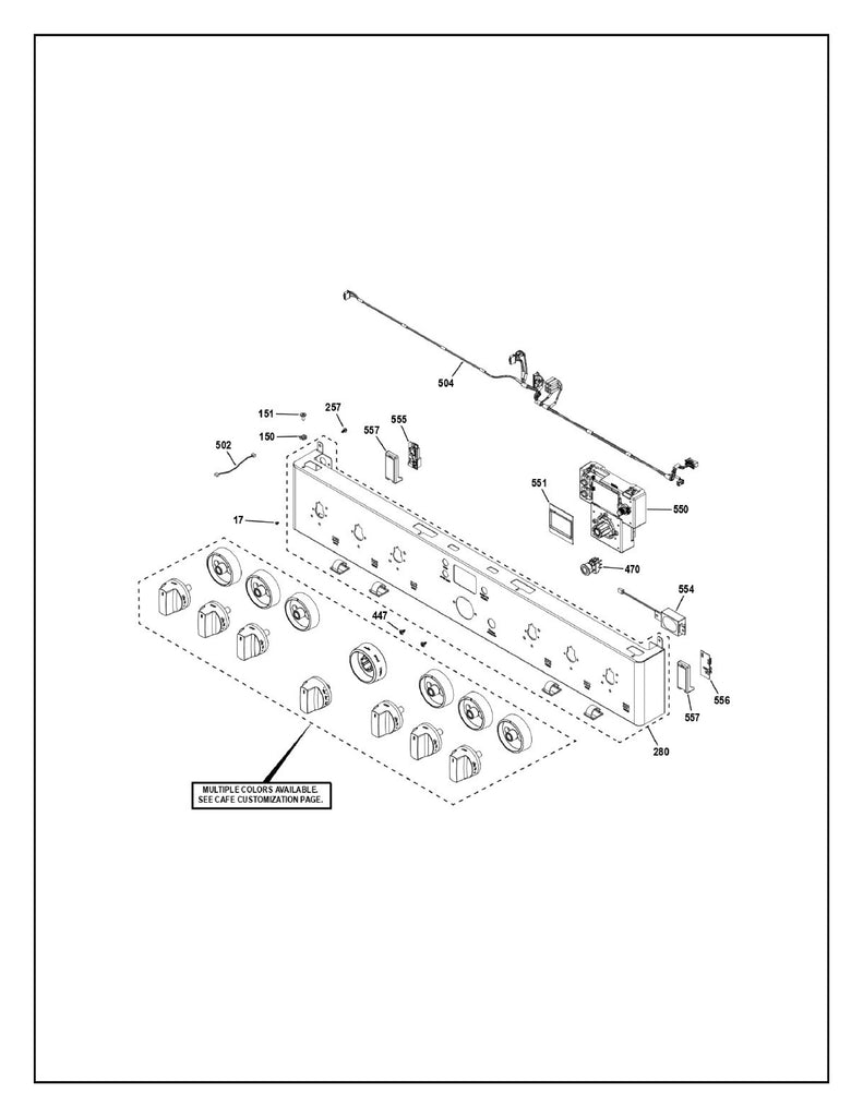 WS01L18538 Range Bullnose ASM, Replaces 164D9866G002