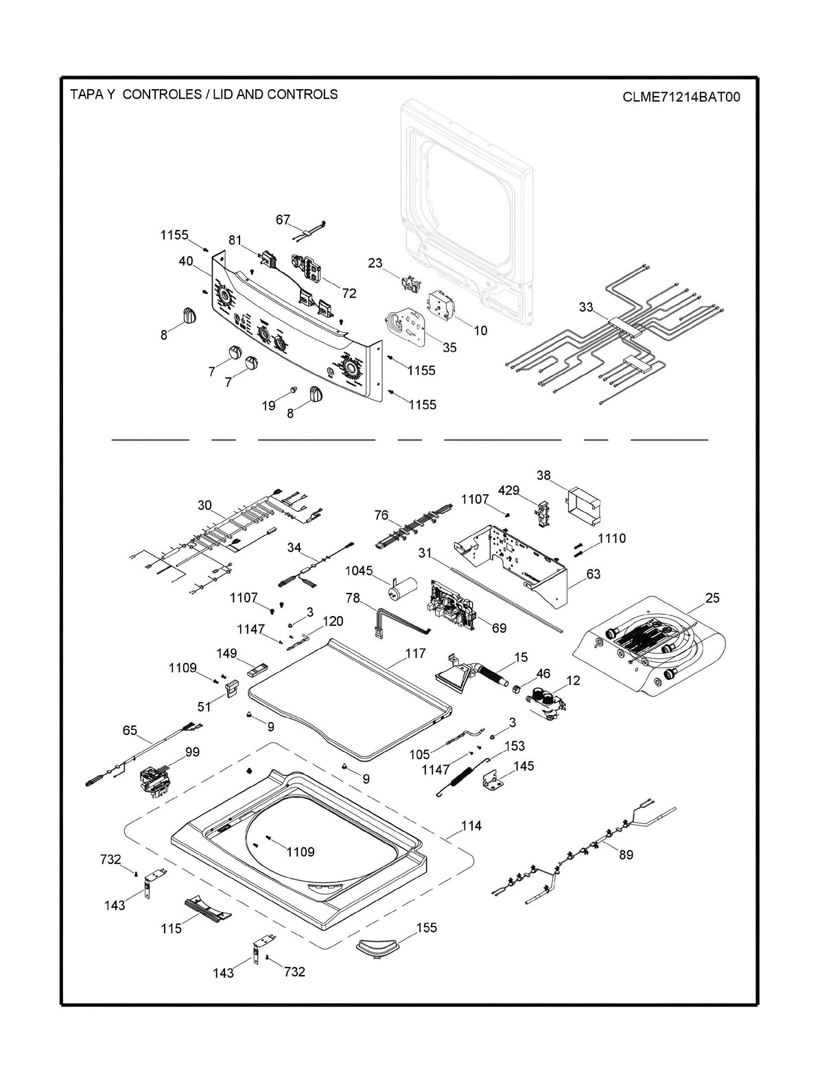 WW02A00128 Washer Dryer Strain Relief Bracket