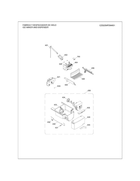 WR01L14066 Refrigerator Ice Maker Asm - XPart Supply