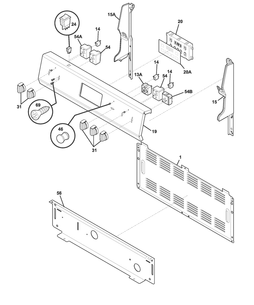 316238202 Range Infinite Switch - XPart Supply