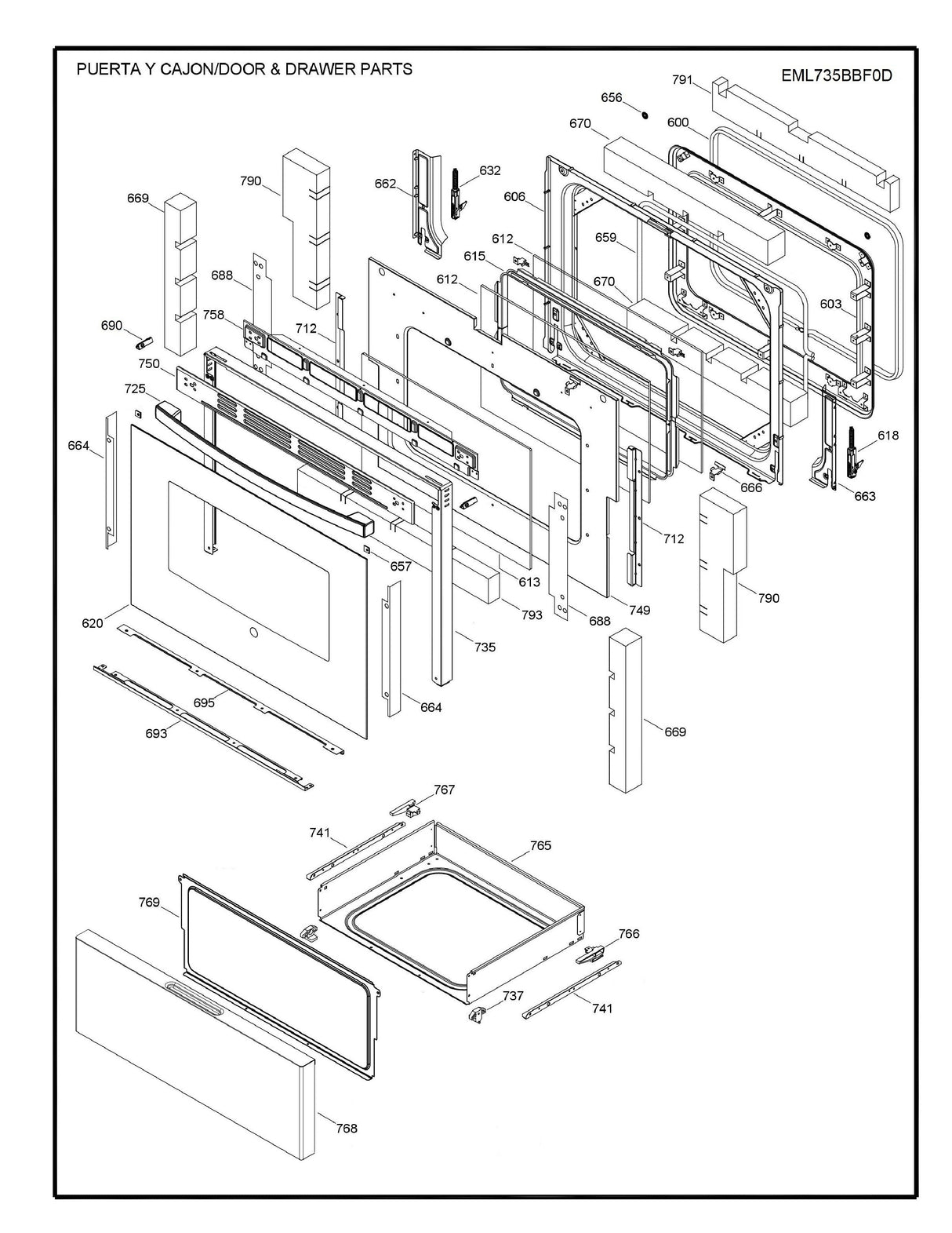 WS01L16470 Gasket Door