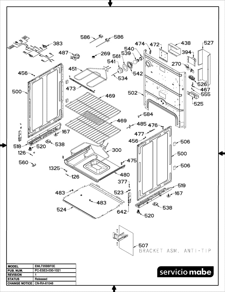 WS01F07829 Oven Harness Control - XPart Supply