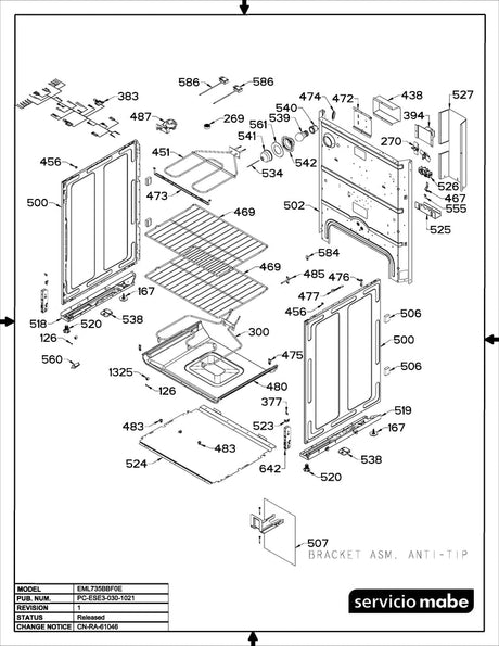 WS01F07829 Oven Harness Control - XPart Supply