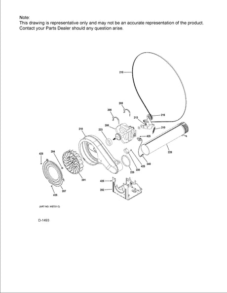 WG04F11798 Dryer Outlet Thermistor - XPart Supply