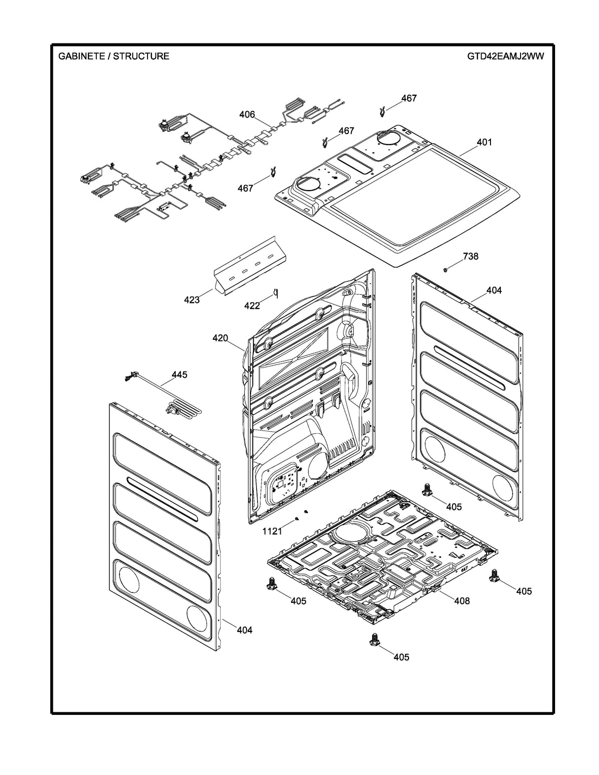 WW02F00728 Dryer Wiring Harness