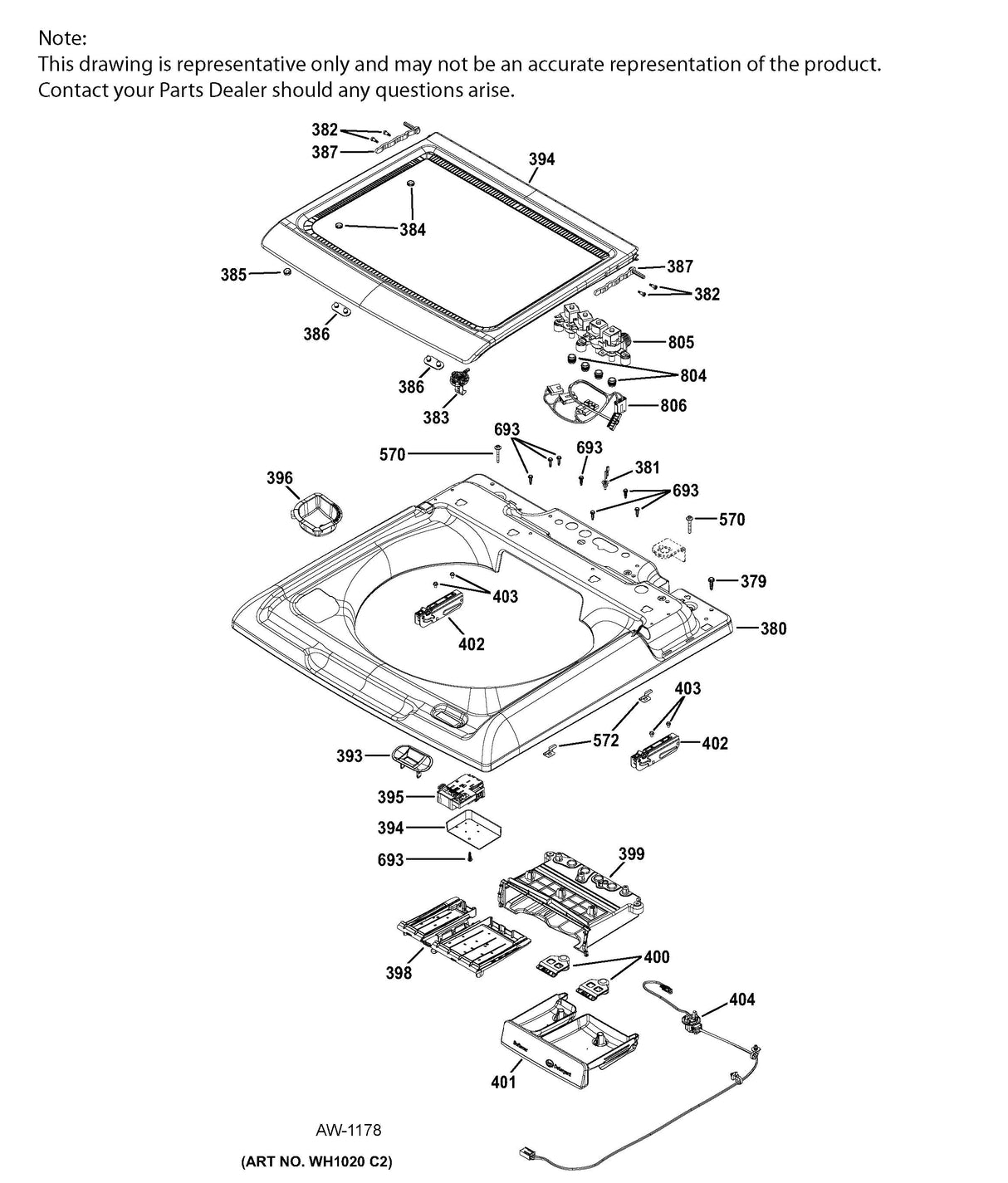 WG04L05525 Lid Lock Striker - XPart Supply