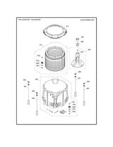 WW03A00270 Washer Kit Lc Canada Sub washer (Wash Plate Separately) - XPart Supply