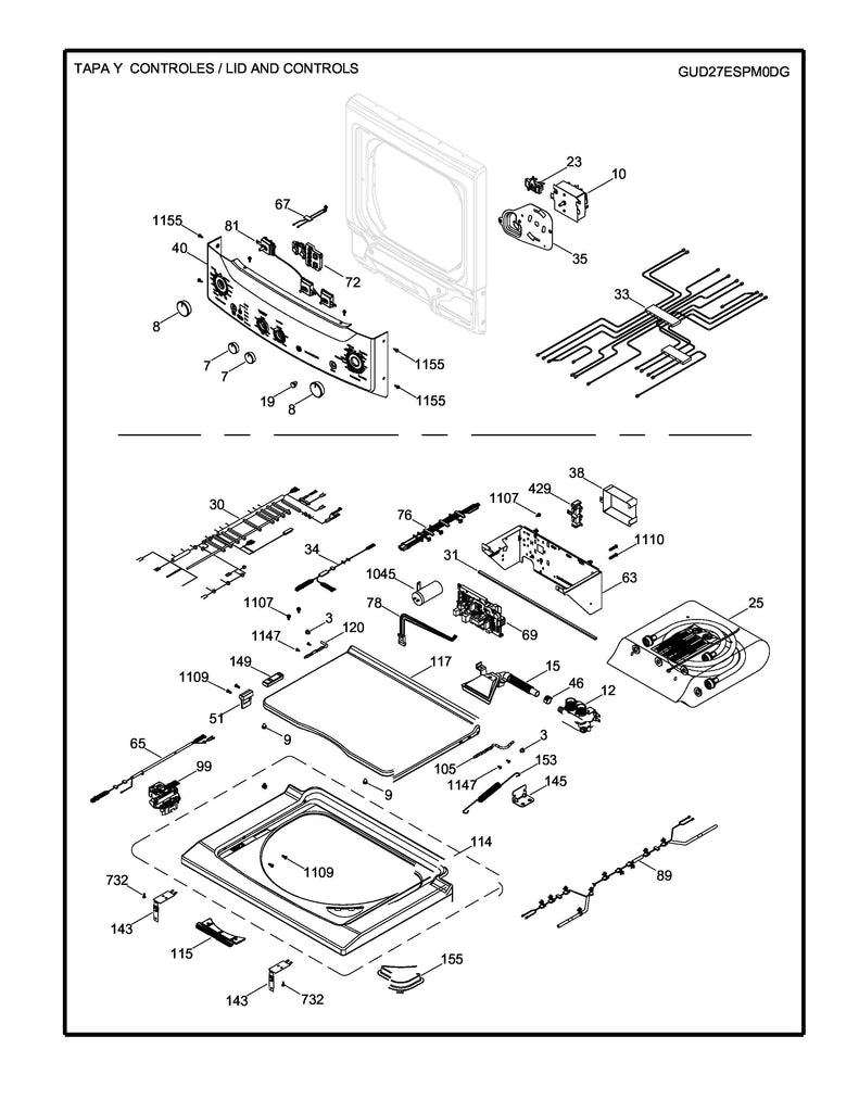 WW03F00546 UI Board CL DG ASM - XPart Supply