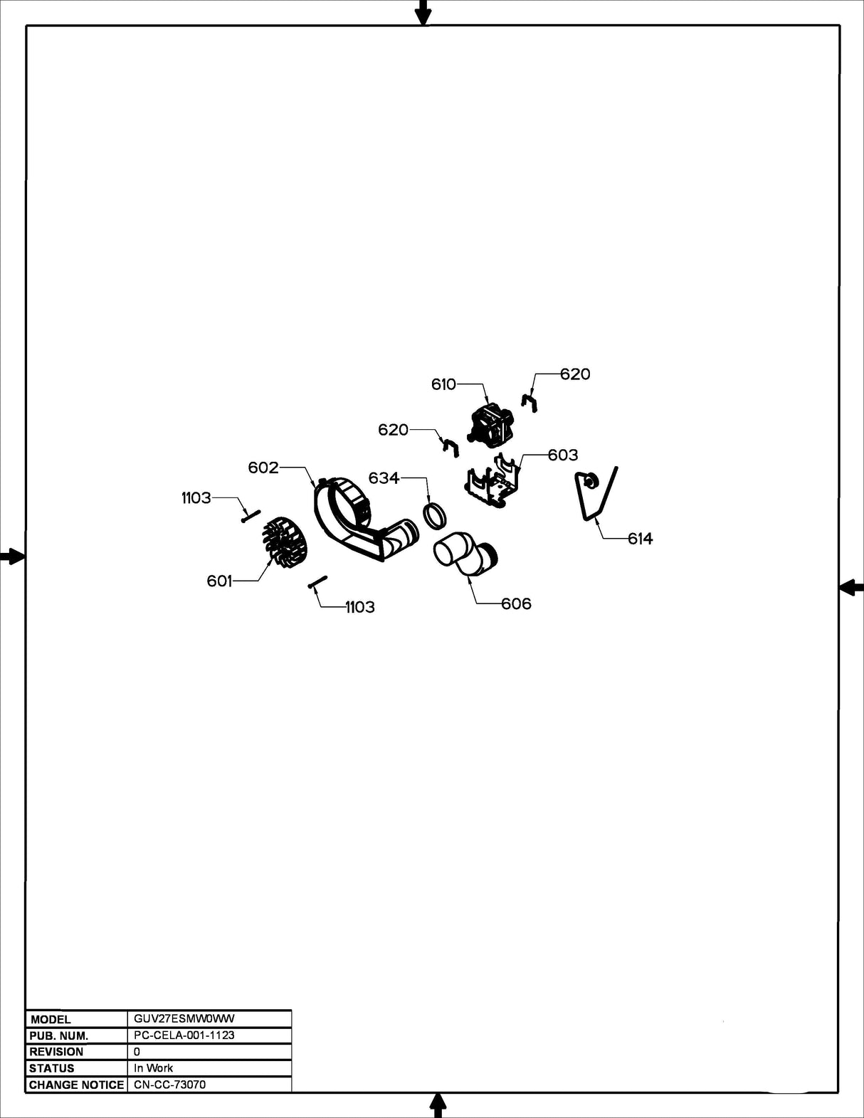 WW03A00251 Dryer Motor