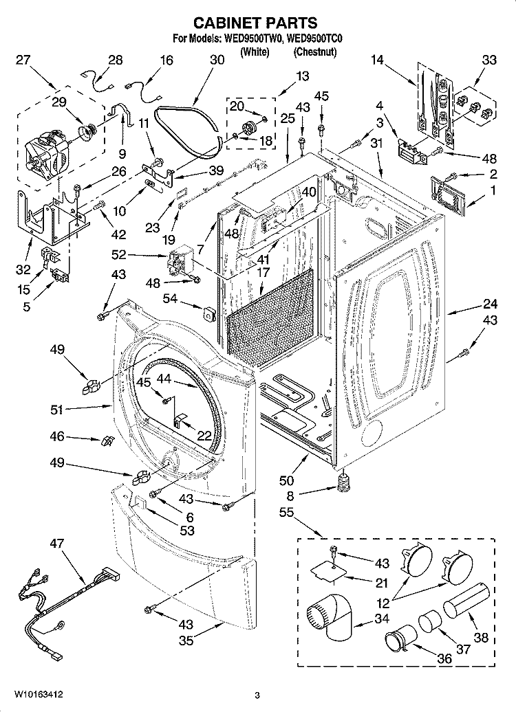 WPW10141671 Dryer Main Control Board