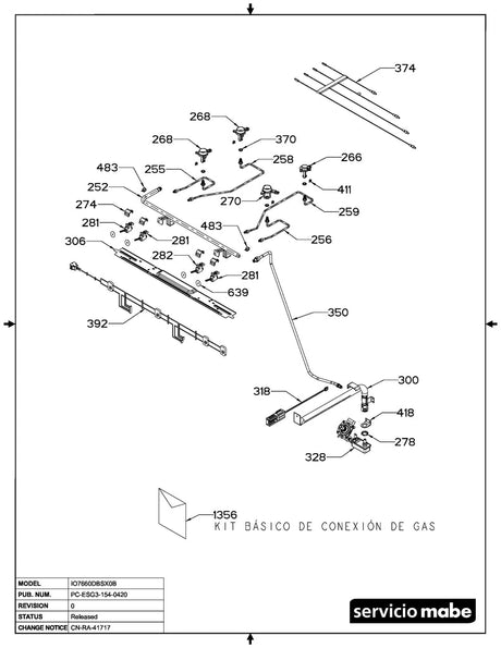 WS01A02991 Oven Harness Switch - XPart Supply