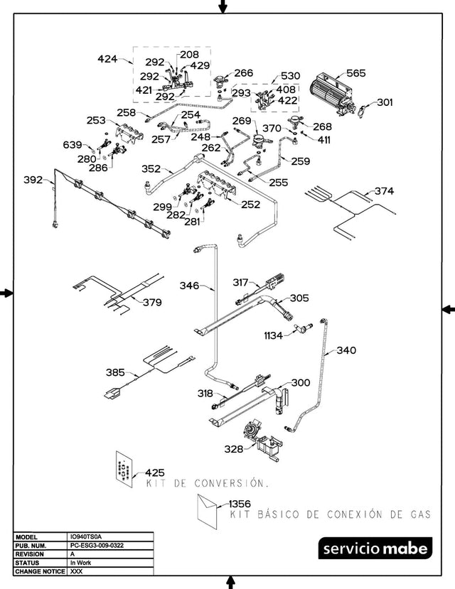 WS01F08477 Oven Harness Switches - XPart Supply