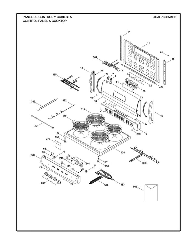 WS01L01761 Oven Faceplate Graphics Asm - XPart Supply