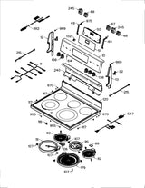 WS01F11121 Oven Range Control RC19 Gas Asm, Replaces 301D1494G020