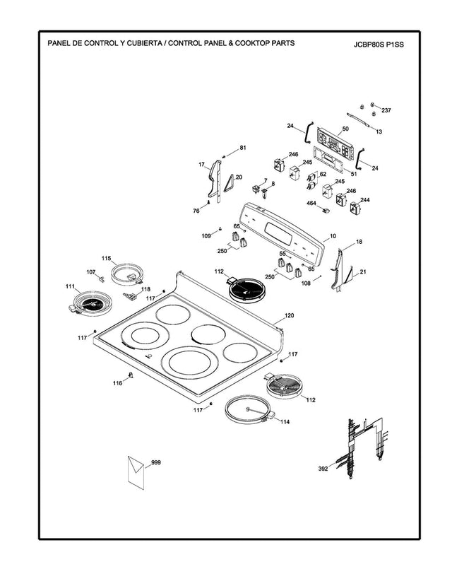 WS01F01918 Oven Overlay - XPart Supply