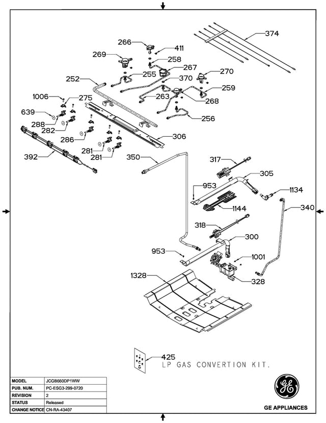 WS01F08276 Oven Harness Switch Dual - XPart Supply