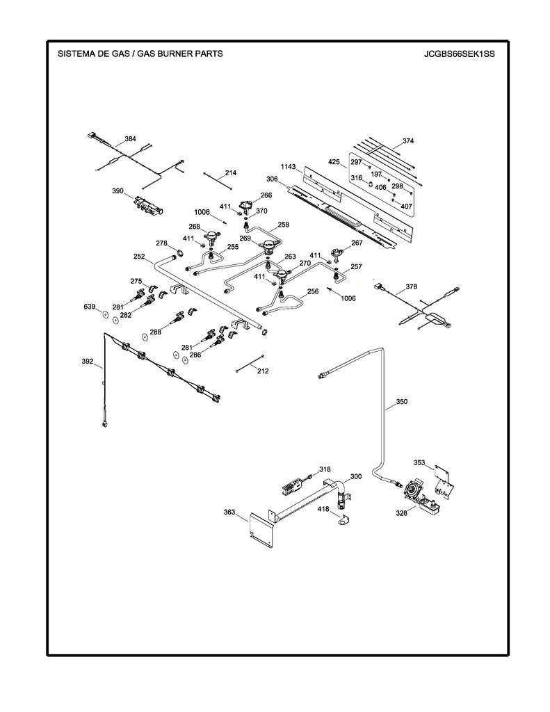 WS01F08076 Range Electrodes and Harness - XPart Supply