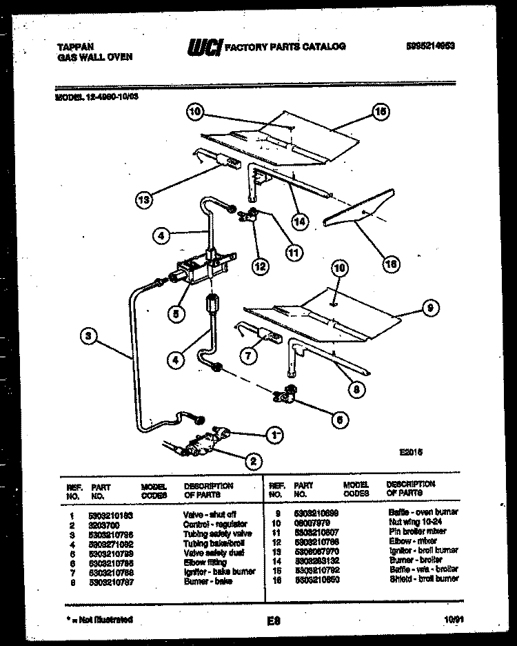 5303210798 Oven Valve Safety - XPart Supply