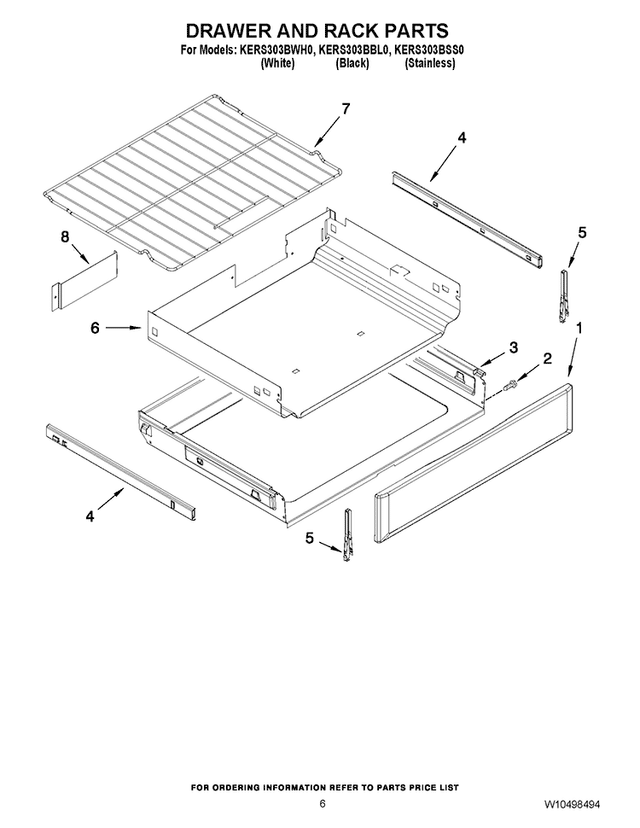 W10634260 Oven Drawr-Util - XPart Supply