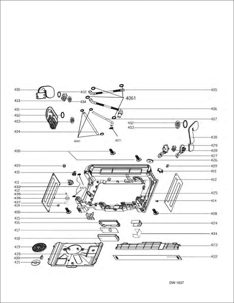 WG04F12253 Dishwasher Main Control Panel - XPart Supply