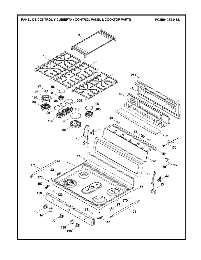 WS01F08595 Range Overlay and Control - XPart Supply