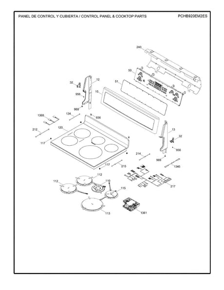 WS01F09632 Range Control Assembly - XPart Supply