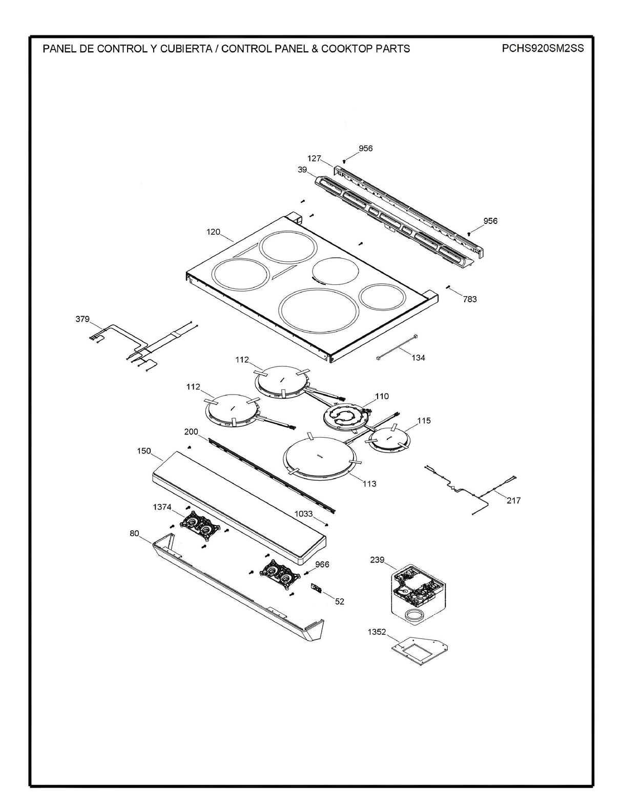 WS01L18249 Oven Front Panel ASM - XPart Supply