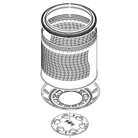 DC97-19565H WASHER ASSEMBLY SEMI TUB OUTER - XPart Supply