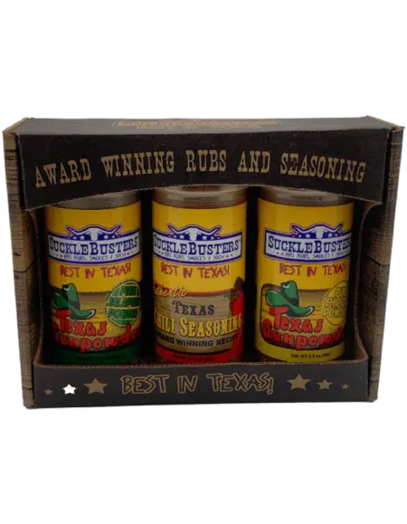 Gift Pack Chili & Texas GunPowder (3 Small Jars)