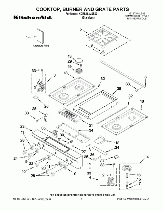 WPW10116113 Range Infinite Switch - XPart Supply