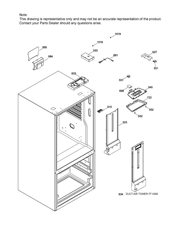 Housing Light Assembly WR01L10726 - XPart Supply