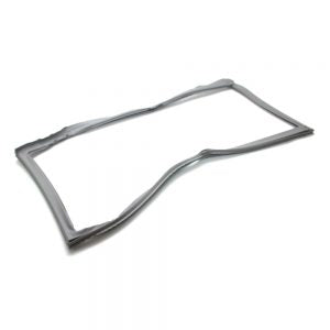 WR01L02134 Refrigerator French Door Gasket With Flap, Grey - XPart Supply