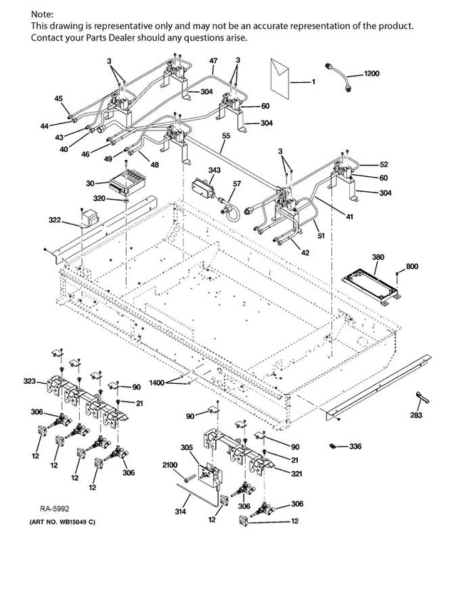 Harness Burner Box WS01F00318 - XPart Supply