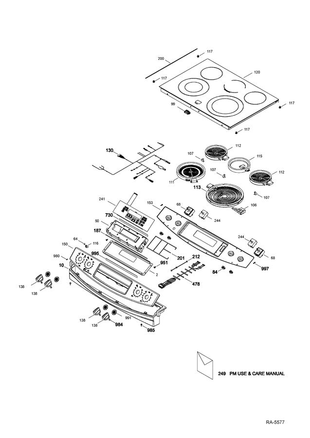 WS01F00955 Range Electronic Control Board - XPart Supply