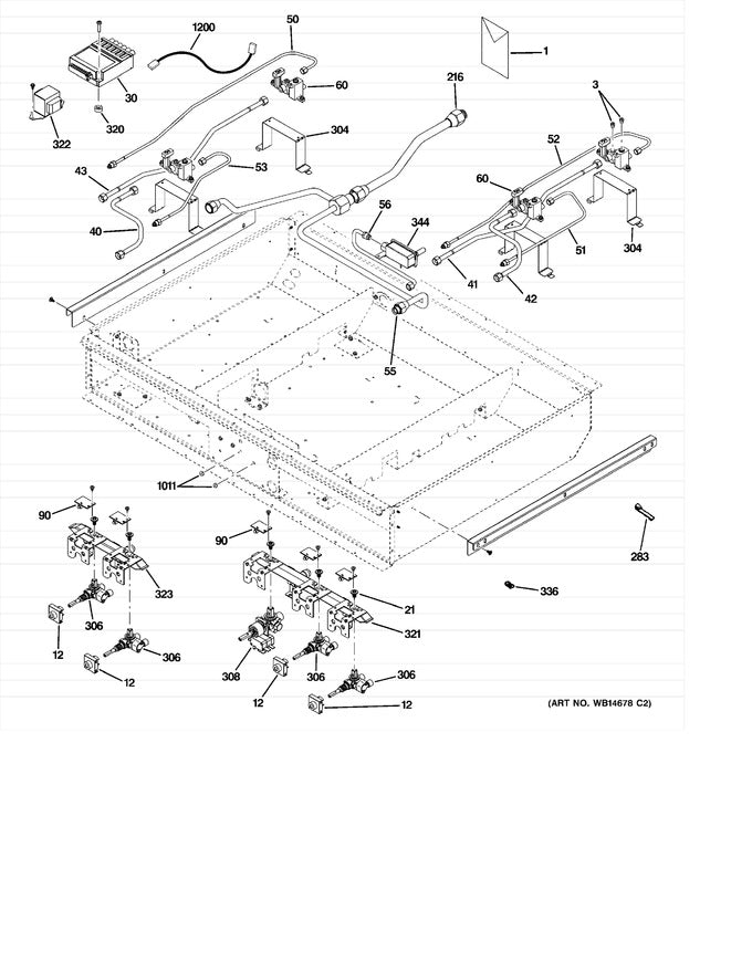 WS01F02054 Oven Spark Module 164D8420P002 - XPart Supply