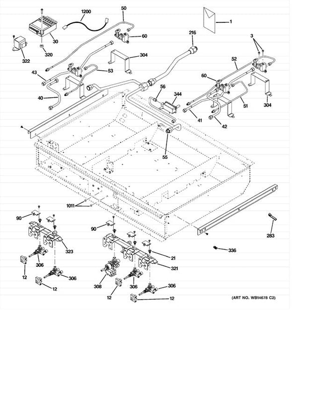 WS01F02054 Oven Spark Module 164D8420P002 - XPart Supply