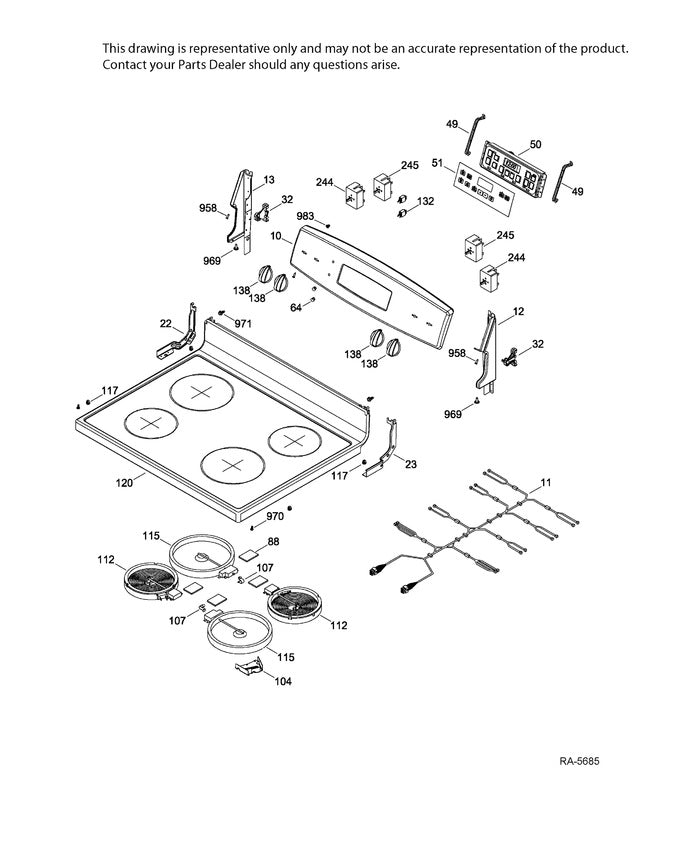 WS01F06234 Range Overlay T09 - XPart Supply