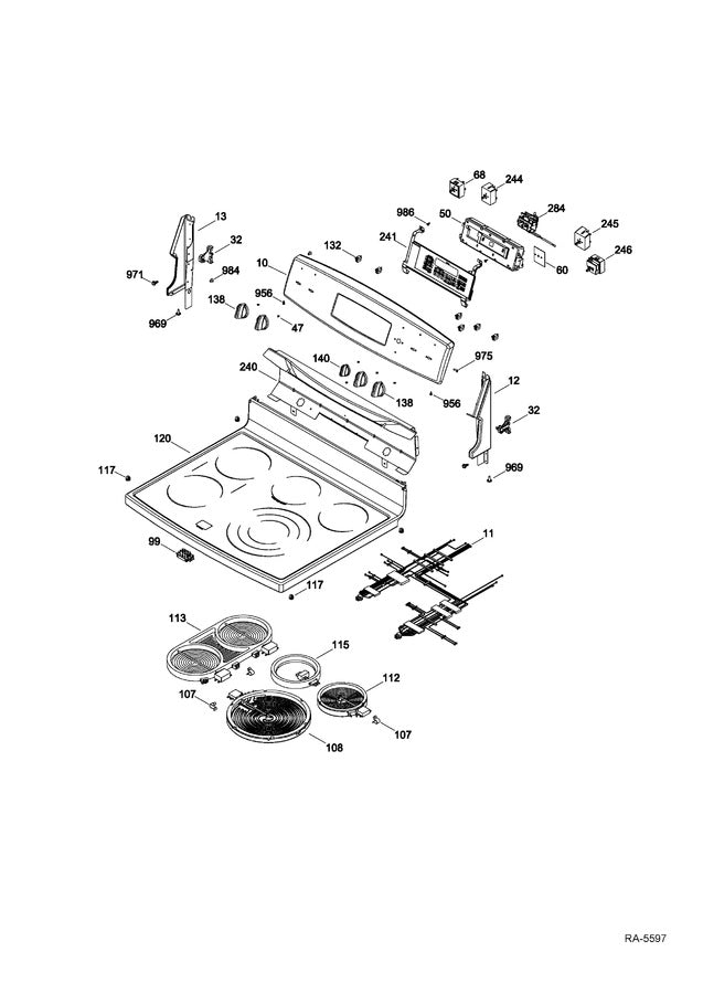 Glass & Touch Board Assembly WS01F06670 - XPart Supply